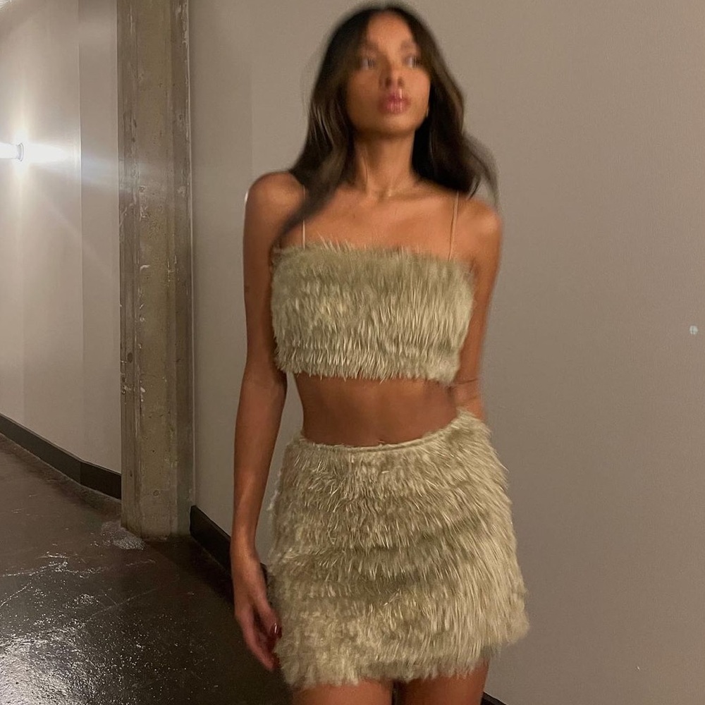 Luna B Fringe Skirt